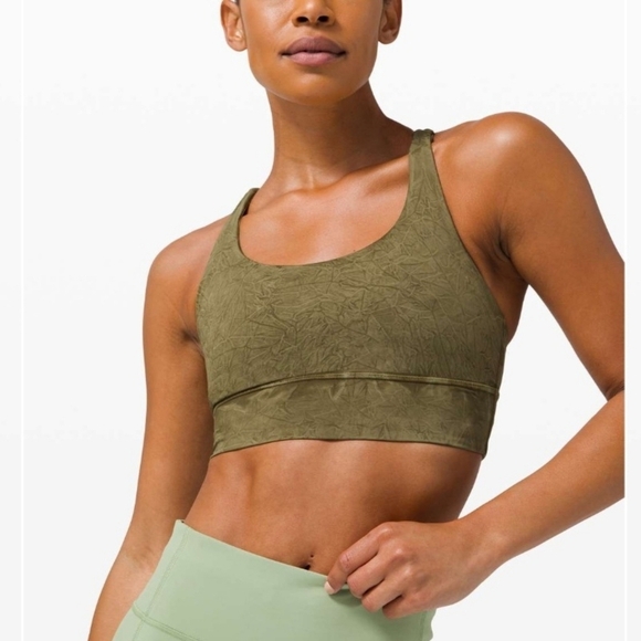 lululemon athletica Other - Lululemon Energy Bra Long Line Ice Dye size 6